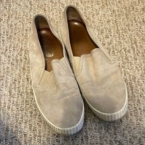 Women's Slip-On Beige Sneakers